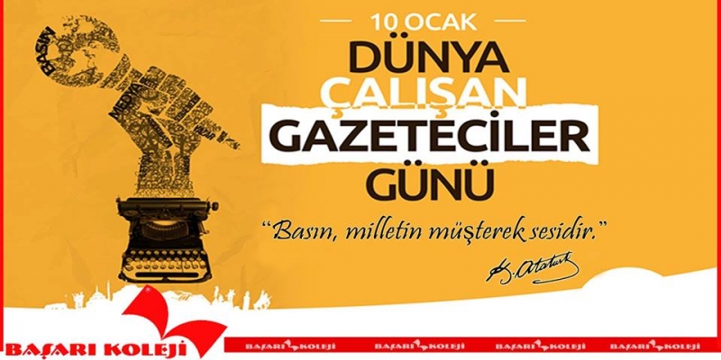 10 OCAK ÇALIŞAN GAZETECİLER GÜNÜ KUTLU OLSUN!