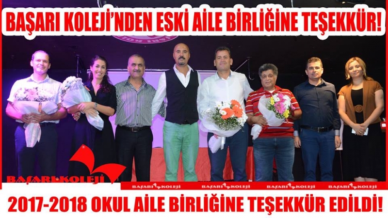 2017 - 2018 OKUL AİLE BİRLİĞİMİZE TEŞEKKÜR!