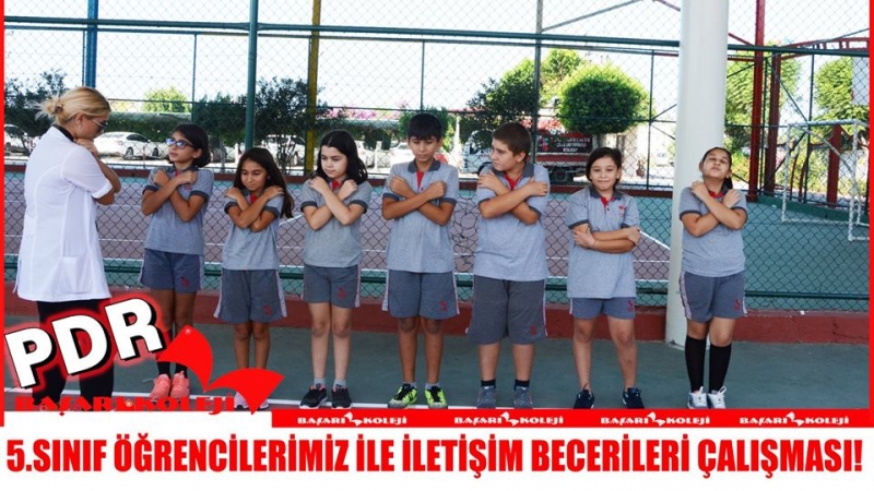 5.SINIF ÖĞRENCİLERİMİZ İLE İLETİŞİM BECERİLERİ ÇALIŞMASI!