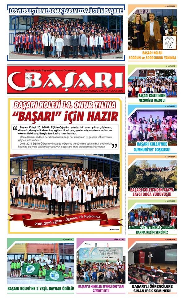 BAŞARI KOLEJİ GAZETESİ 34. SAYI!