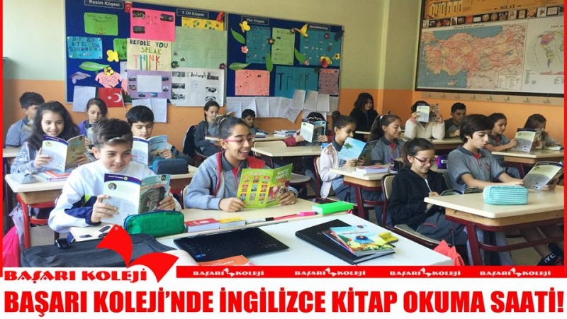 BAŞARI KOLEJİ’NDE İNGİLİZCE KİTAP OKUMA SAATİ!