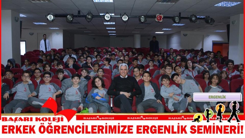 ERKEK ÖĞRENCİLERİMİZE ERGENLİK SEMİNERİ!