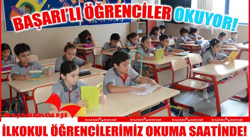 İLKOKUL ÖĞRENCİLERİMİZ OKUMA SAATİNDE!