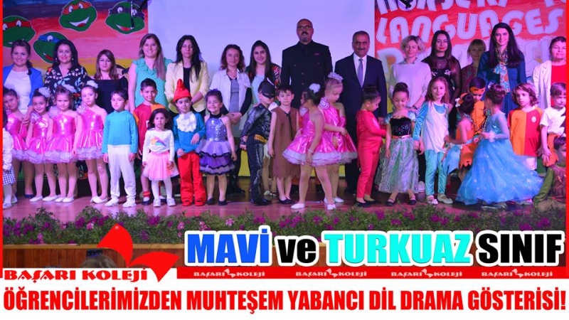 MAVİ ve TURKUAZ sınıfımızın gösterisinden RENKLİ KARELER! 