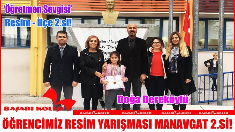 ÖĞRENCİMİZ RESİM YARIŞMASINDA MANAVGAT 2.Sİ!