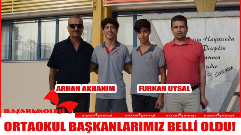 ORTAOKUL BAŞKANLARIMIZ BELLİ OLDU!