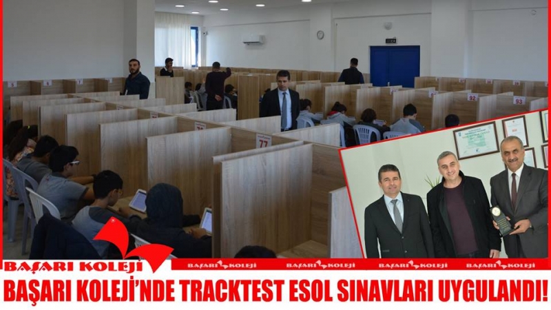 ORTAOKUL ÖĞRENCİLERİMİZE TRACKTEST ESOL SINAVLARI UYGULANDI!